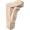 Ekena Millwork Balboa Arts and Crafts Smooth Bracket w/ Offset Brace, Douglas Fir, 7 1/2"W x 20"D x 28"H BKT0806X20X28BOA03SDF - alternate 1